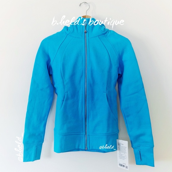 lululemon Scuba Full-Zip Hoodie in Kayak Blue Light Size 4 Brand New NWT - Picture 1 of 15